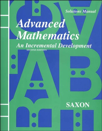 Advanced Math: An Incremental Development