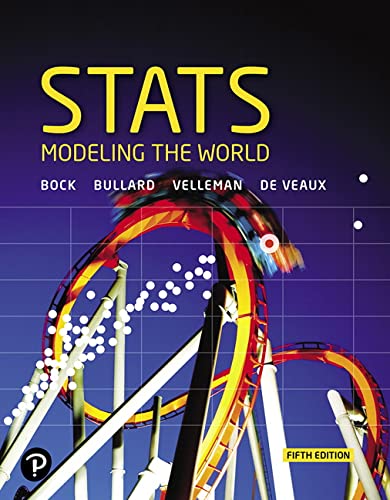 Stats: Modeling the World (5th Edition)