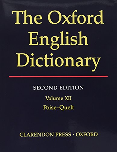 The Oxford English Dictionary, Second Edition (VOLUME 12)