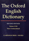 Oxford English Dictionary Edition Volume 18