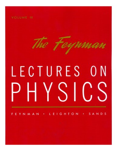 The Feynman Lectures on Physics, Vol. 3