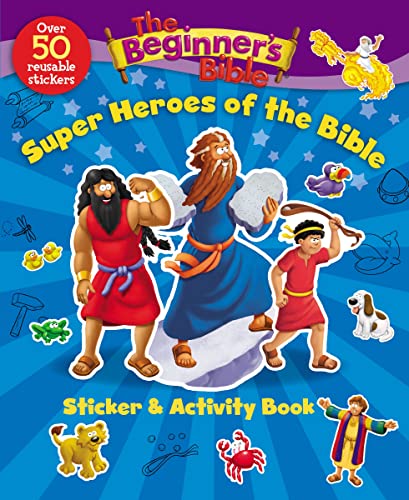 The Beginners Bible Super Heroes of the Bible Sticker and Activity Book