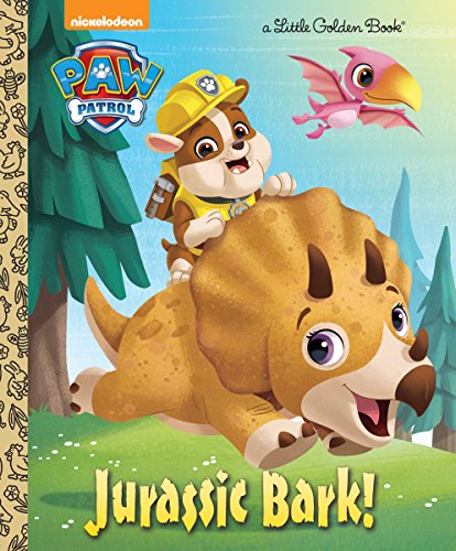 Jurassic Bark! (PAW Patrol) (Little Golden Book)