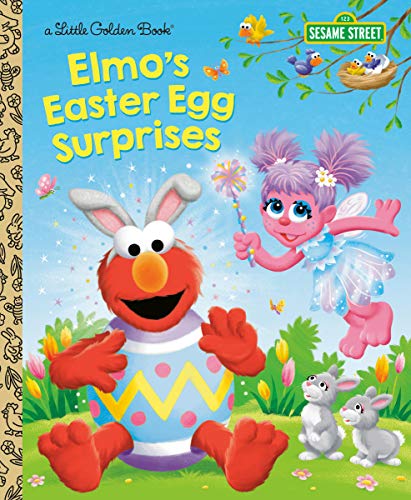 Elmo's Easter Egg Surprises (Sesame Street) (Little Golden Book)