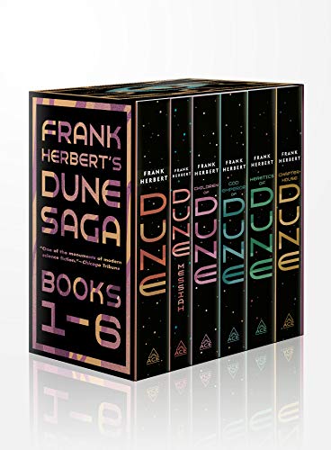 Frank Herberts Dune Saga 6-Book Boxed Set: Dune, Dune Messiah, Children of Dune, God Emperor of Dune, Heretics of Dune, and Chapterhouse: Dune