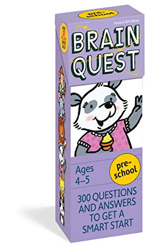 Brain Quest Preschool QA Cards: 300 Questions and Answers to Get a Smart Start. Curriculum-based! Teacher-approved! (Brain Quest Decks)