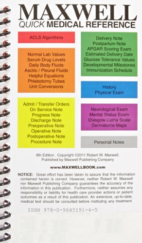 Maxwell Quick Medical Reference