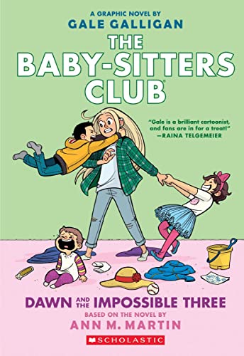 Dawn and the Impossible Three: A Graphic Novel (The Baby-sitters Club #5): Full-Color Edition (5) (The Baby-Sitters Club Graphix)