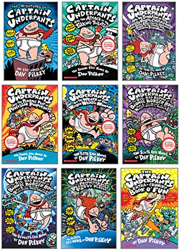 Captain Underpants 10 Books Collection