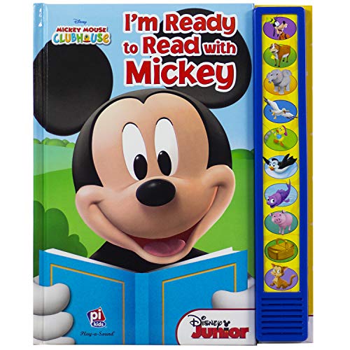 Disney Mickey Mouse Clubhouse - I'm Ready to Read With Mickey Sound Book - Play-a-Sound - PI Kids