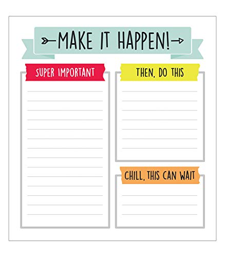 Carson Dellosa Aim High To Do List Notepad?5.75" x 6.25" Paper Stationery, Daily Checklist, Goals, Reminders, Notes, Motivational Organizer (50 sheets)