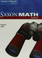 Saxon Math Course 2: Teacher Manual Volume 1 2007