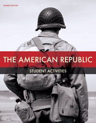 BJU Press The American Republic 4ED Student Activities Manual 298380