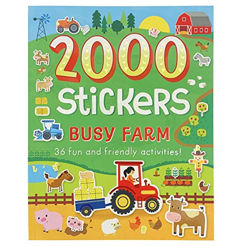 2000 Stickers Busy Farm Activity Book: 36 Fun and Friendly Activities!