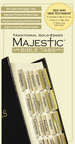 Majestic Traditional Gold-Edged Bible Tabs