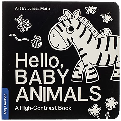 Hello, Baby Animals: A High-Contrast Book