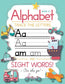 Trace Letters Of The Alphabet and Sight Words (On The Go): Preschool Practice Handwriting Workbook: Pre K, Kindergarten and Kids Ages 3-5 Reading And Writing