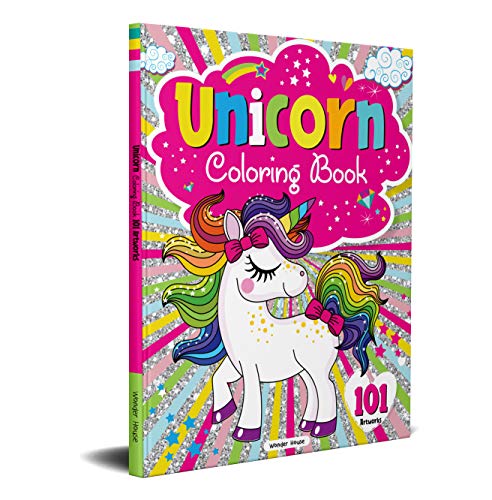 101 Unicorn Colouring Book: Fun Activity Colouring Book For Children