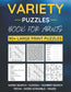 Variety Puzzle Book For Adults: 90+ Large-Print Puzzles Word Search, Sudoku, Word Scramble, Number Search, Trivia, Mazes