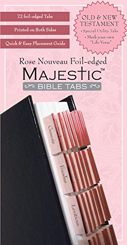 Majestic Rose Nouveau Bible Tabs Misc. Supplies