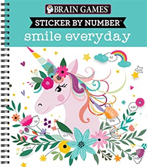 Sticker by Number Smile Everyday