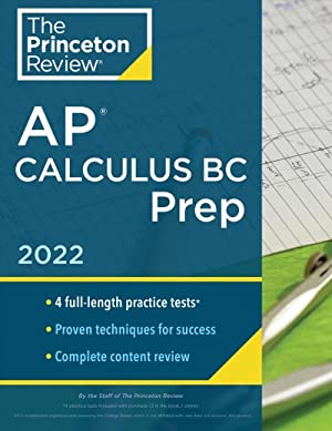 Princeton Review AP Calculus BC Prep 2022