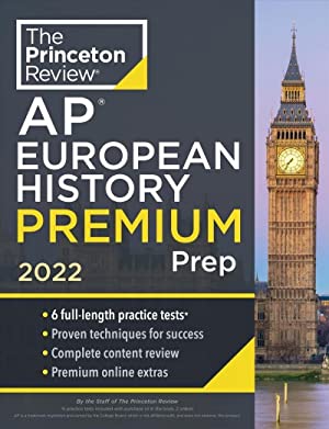 Princeton Review AP European History Premium Prep 2022