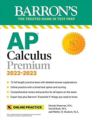 Barron's AP Calculus 2022-2023