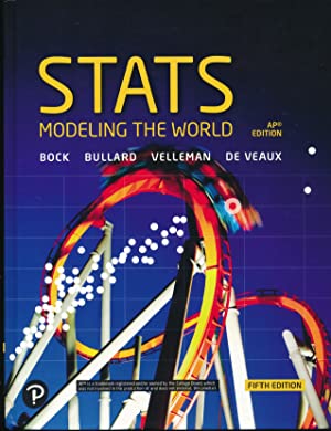 Stats Modeling The World Advanced Placement High School AP Fifth 5th Edition